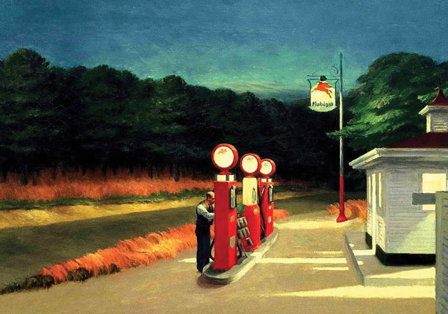 Gas by Edward Hopper